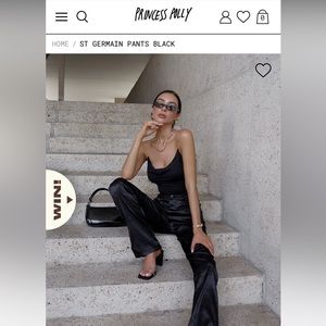 Princess Polly St Germain Pants in Black